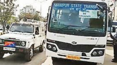 Manipur’s efforts to resume highway ops get a jolt, buses return midway