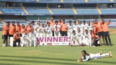 Dominant Indian women secure first Test win over Australia