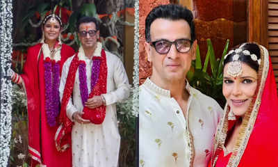 Ronit Roy renews vows with wife Neelam Roy with all rituals on their ...