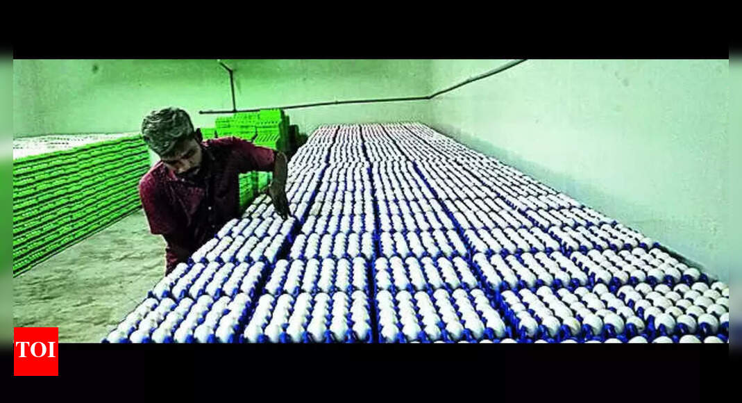 Egg prices Rs 5.80 in Namakkal wholesale market; Rs 7 in Chennai