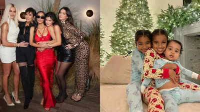 Inside the Kardashian-Jenner family’s festive Christmas party: sledding, stars, caroling and more; Kylie Jenner was missing