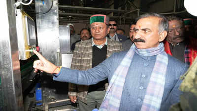 Himachal chief minister Sukhvinder Singh Sukhu inaugurates 100.42 crore Parala Fruit processing plant in Theog
