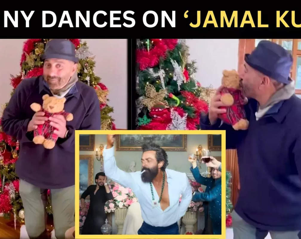 
Sunny Deol celebrates Christmas with his teddy bear and the song ‘Jamal Kudu’
