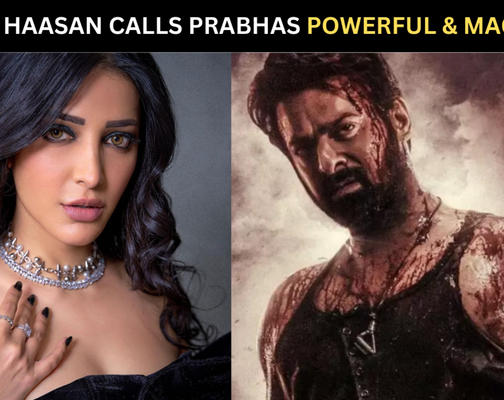 
Shruti Haasan praises Prabhas' performance in 'Salaar'; calls him 'powerful and magnetic'
