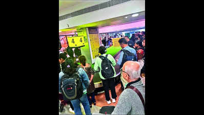 Chaos resurfaces at Pune airport in peak travel time