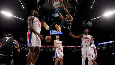 Detroit Pistons set NBA record with 27th consecutive loss, falling to Brooklyn Nets
