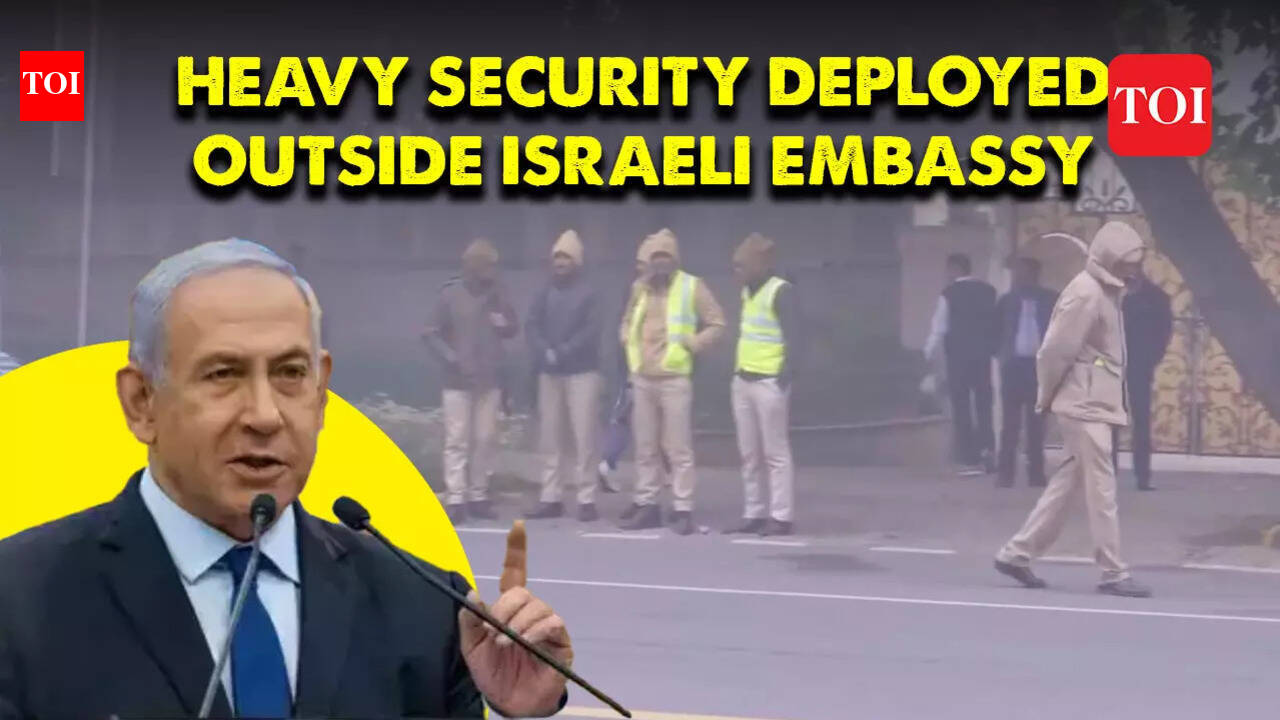 Heavy security deployed outside Israeli Embassy in Delhi after bomb blast