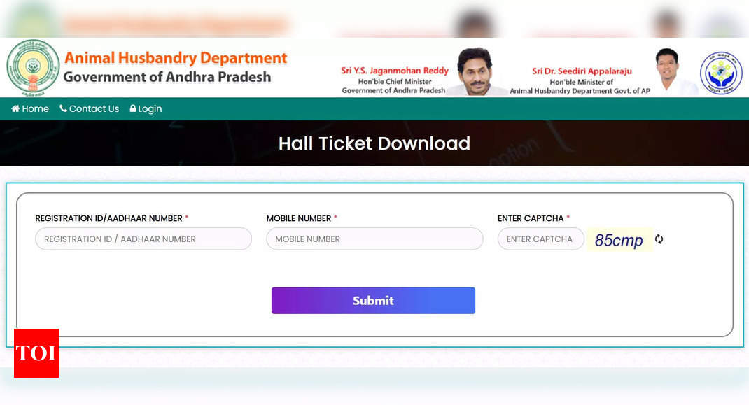 AP Animal Husbandry Hall Ticket 2023 released at ahd.aptonline.in, download AP AHA Admit Card here