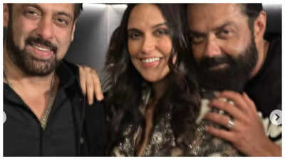 Salman Khan’s birthday bash: Neha Dhupia-Angad Bedi, Bobby Deol, and others attend—inside pics