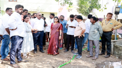 Chennai mayor Priya inspects ward development activities