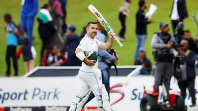 1st Test: Dean Elgar century puts South Africa on top against India on Day 2