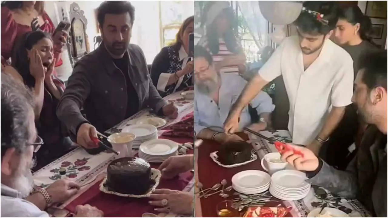 Ranbir Kapoor: Complaint filed against Ranbir Kapoor for chanting 'Jai Mata Di' after pouring liquor on cake and setting it on fire during Christmas celebration - Times of India