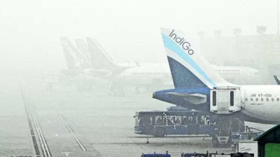 Over 100 flights delayed due to poor visibility, four diverted to Jaipur