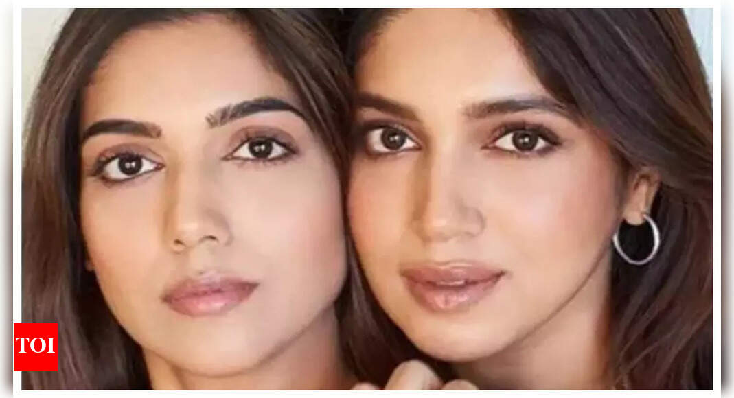 Bhumi Pednekar and Samiksha Pednekar’s identical looks leave photographers confused-Watch | Hindi Movie News – Times of India