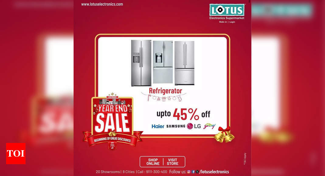 Lotus Electronics Year Ender sale: Avail up to 70% discount on electronics