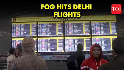 Delhi: Flight diversions due to dense fog hassle passengers at IGI airport