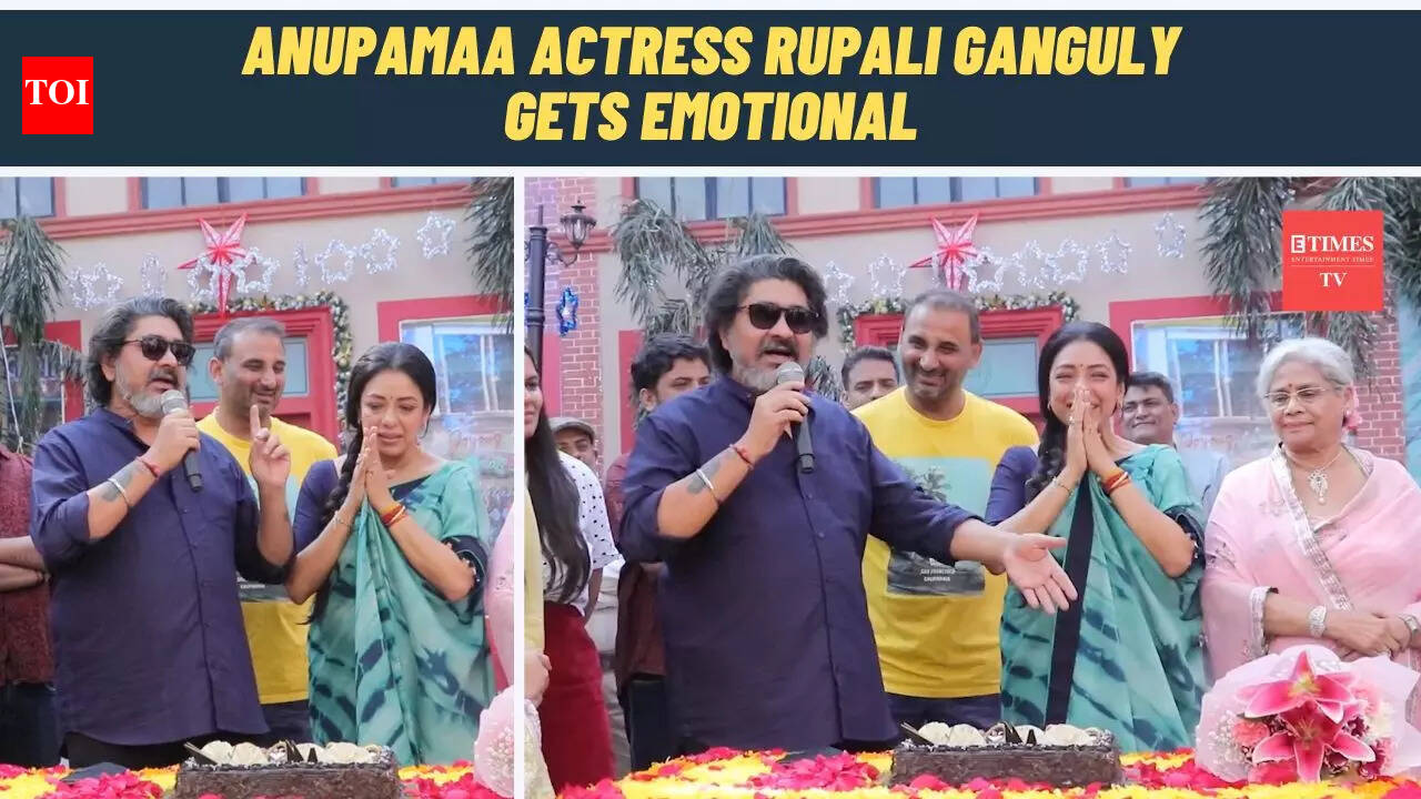 Anupamaa actress Rupali Ganguly gets emotional as Producer Rajan Shahi ...