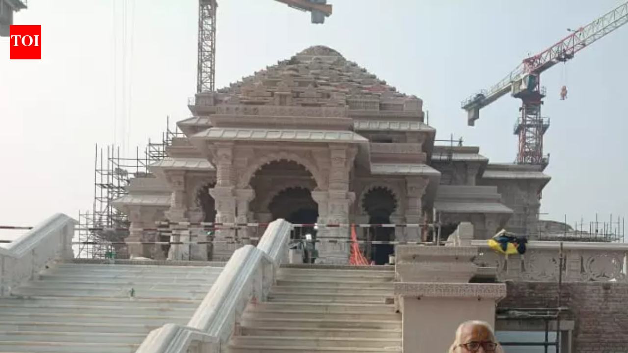 Temple town Ayodhya decked up with lights, flowers, sculptures ahead of ...