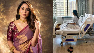 Hina Khan hospitalised due to high fever, says, "Had terrible nights but will bounce back"