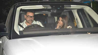 Newlyweds Arbaaz Khan and Shura Khan step out for a dinner date, refrain from posing together