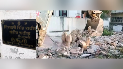 Bulldozers raze part of house of Gogamedi’s killer in Jaipur