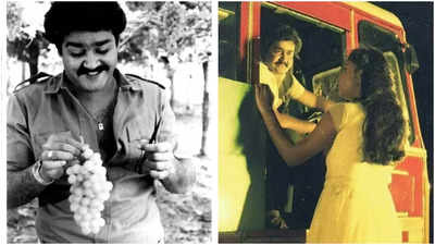You cannot miss this throwback picture of Mohanlal from ‘Namukku Parkkan Munthirithoppukal'