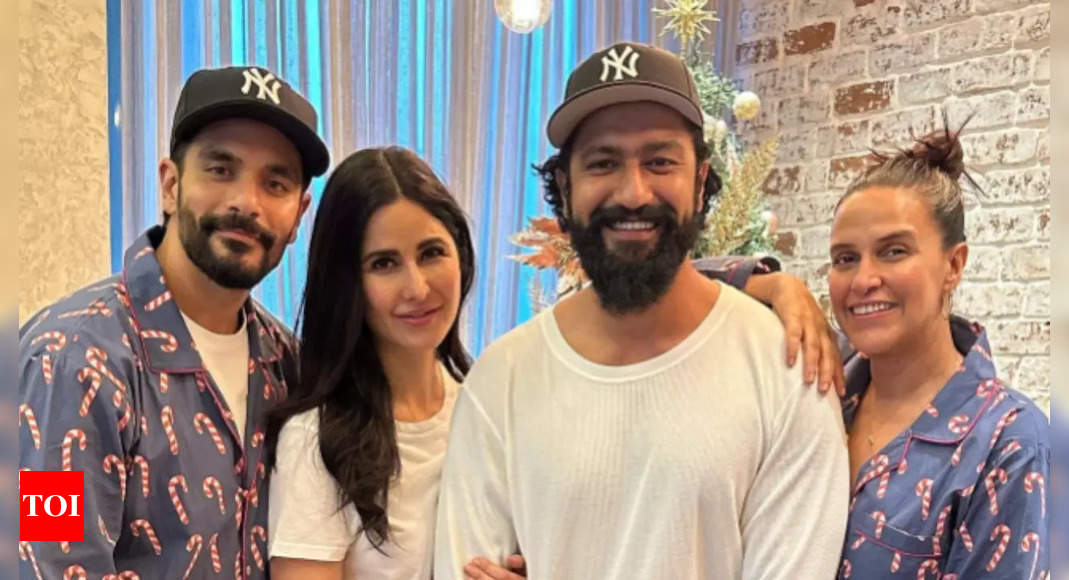 Vicky Kaushal And Katrina Kaif's Adorable Christmas 2023 Celebration ...