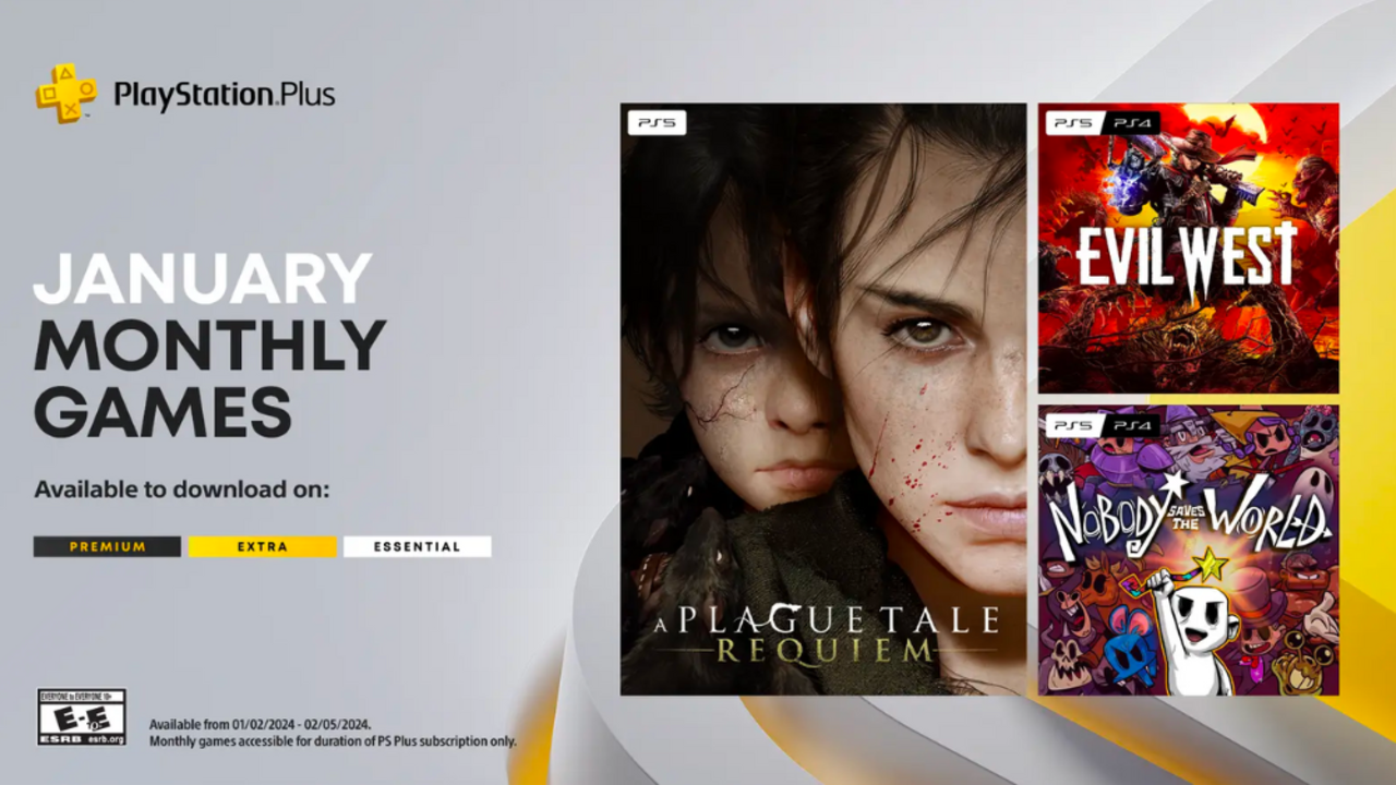 PlayStation Plus free games for January 2024: A Plague Tale: Requiem,  Nobody Saves the World, Evil West - Times of India