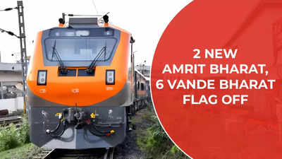 PM Modi flags off 2 new Amrit Bharat, 6 Vande Bharat Express trains during Ayodhya visit; check routes & other details