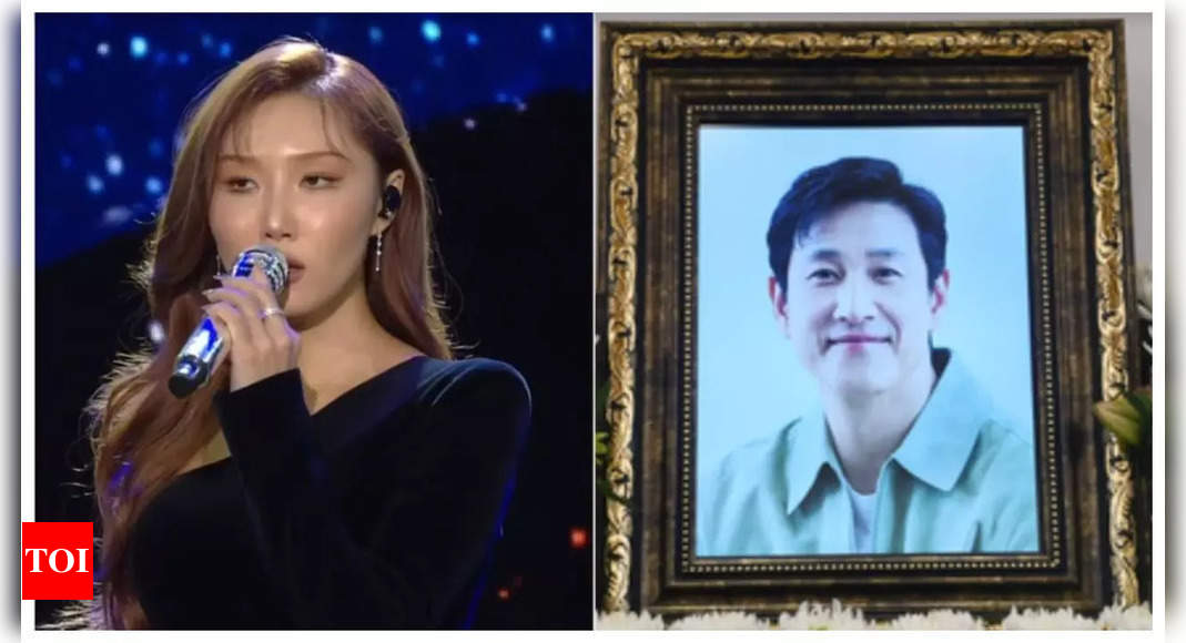MAMAMOO's Hwasa changes performance last-minute to honor late actor Lee Sun-kyun at SBS Drama Awards - Times of India - IndiaTimes