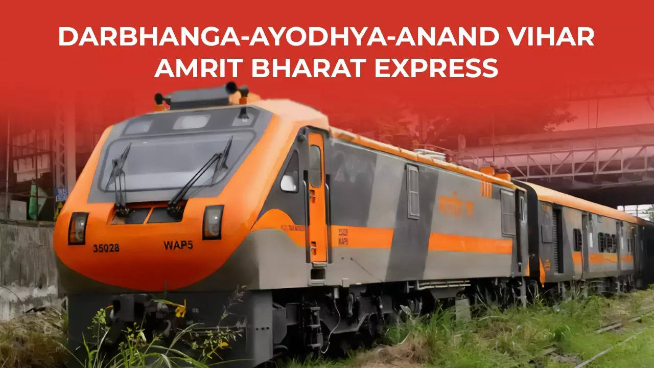 Amrit Bharat Express Darbhanga Ayodhya Anand Vihar Check schedule