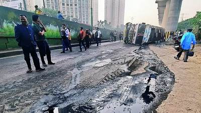 GB road traffic hit for 4 hours as truck overturns; 2nd mishap in two days