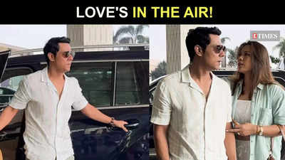Randeep Hooda opens car door for Lin Laishram as they jet off for their honeymoon; netizens call him an 'Absolute gentlemen'