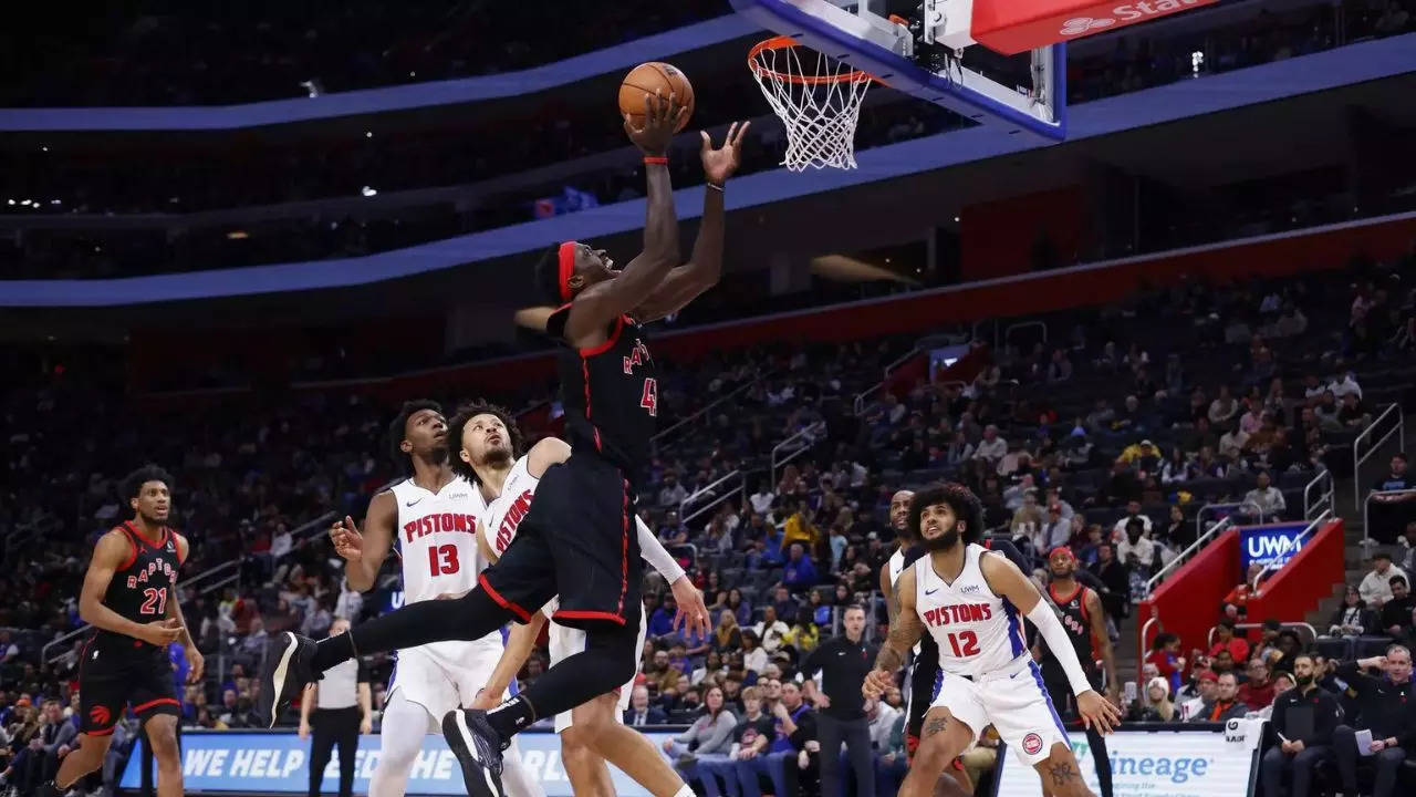 Detroit Pistons edge Toronto Raptors, end record-tying, 28-game skid