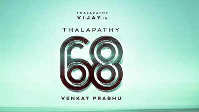 ‘Thalapathy 68’ first look to be revealed today evening! Will the poster have a dual look of Vijay?