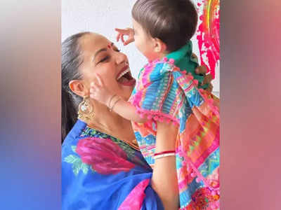 As Bipasha Basu wraps up 2023, her daughter Devi looks adorable in new video