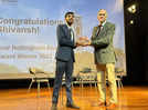 City boy Shivansh gets felicitated for exemplary work by the Nottingham University