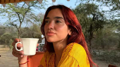 Music sensation Dua Lipa feels lucky to end 2023 in India, shares pretty glimpses in Rajasthani attire - Pics inside