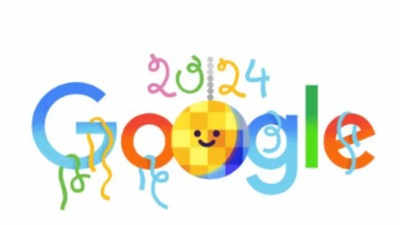 Google celebrates New Year 2024 with vibrant animated doodle featuring colours and confetti