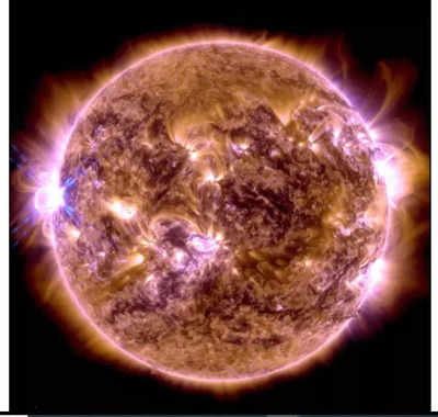 NASA's solar dynamics observatory captures spectacular X5.0 Solar flare on New Year's Eve