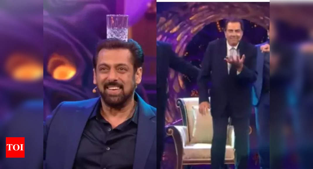 Dharmendra, Salman Khan Recreate 'Jamal Kudu' Dance