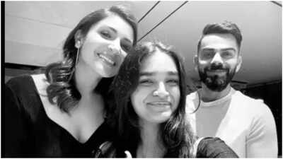 Virat Kohli joins wife Anushka Sharma and niece Mehak Dhingra for ...