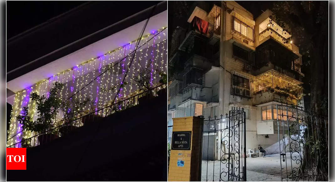 Aamir Khan and Reena Dutta's residences lit up with colourful lights ahead of Ira Khan and Nupur Shikhare's wedding | Hindi Movie News