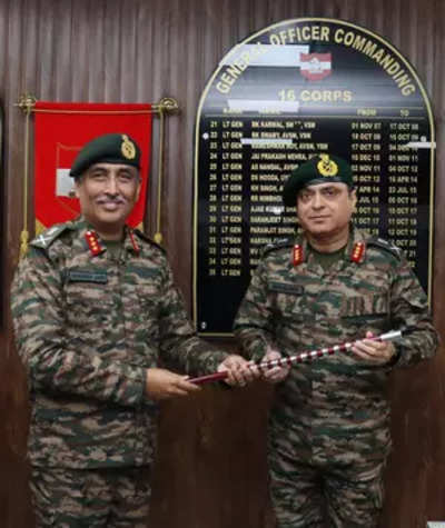Lt-Gen Navin Sachdeva assumes command of 16 Corps