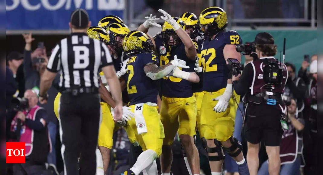 Michigan beats Alabama in US college football semifinals Times of India