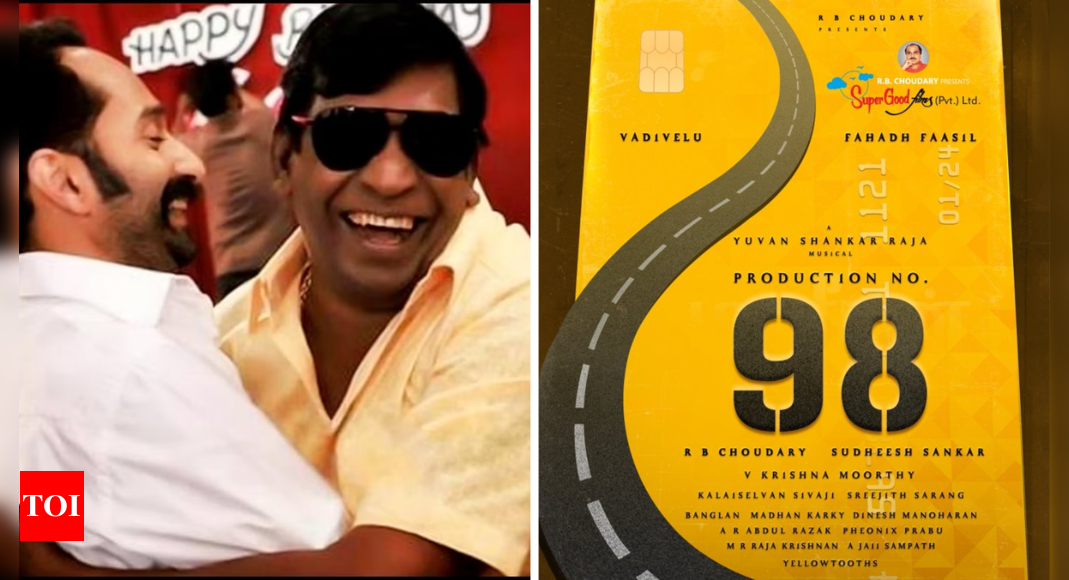 Vadivelu and Fahadh Faasil in Super Good Films' 98th Project