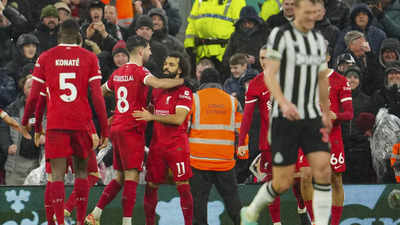 Mohamed Salah sends Liverpool three points clear atop Premier League, beat Newcastle 4-2