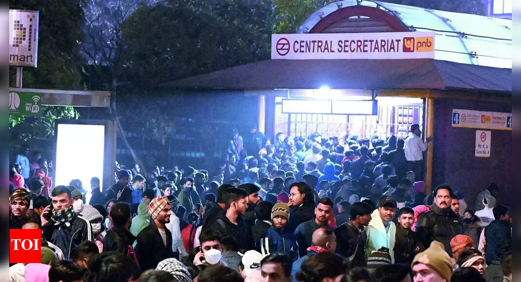 When Getting In And Out Of Metro Stations Became A Task Delhi News