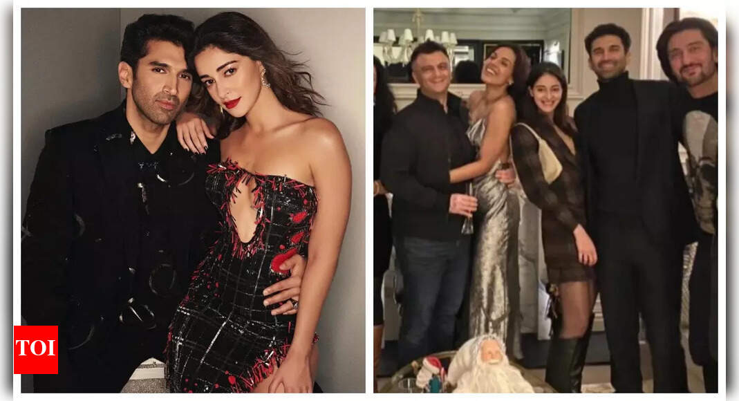 Ananya Panday celebrated New Year in London with beau Aditya Roy Kapur - See leaked photo
