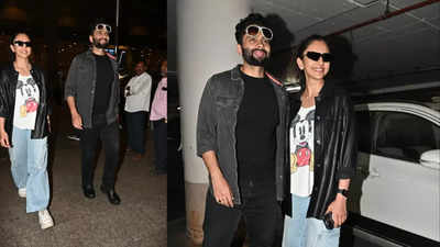Amidst wedding rumours, Jackky Bhagnani and Rakul Preet Singh return to Mumbai from their New Year vacation